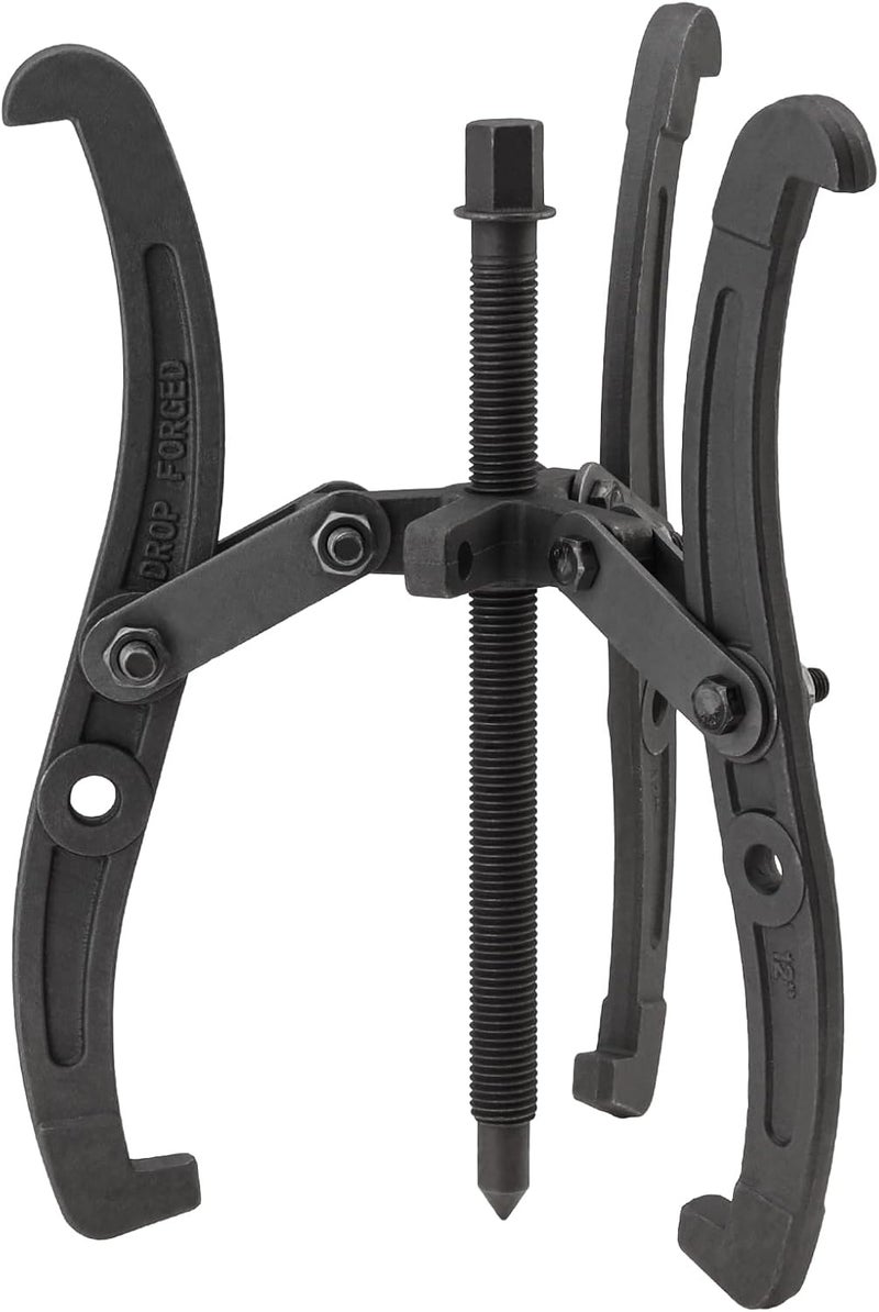 ChgImposs 12 Inch 2 Jaw / 3 Jaw Gear Puller, Multifunction Standard Carbon Steel Bearing Puller with 4 Single Hole Claw Pullers for Car/Mechanical Repairing - Image 1